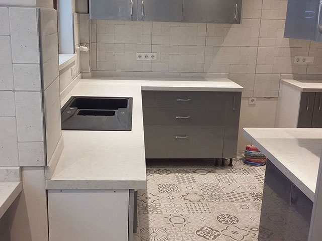 Olympos Çimstone Özel Tasarım Mutfak Tezgahı